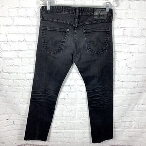 Adriano Goldschmied The Matchbox Slim Straight Jeans Women’s‎ Size 31 Black